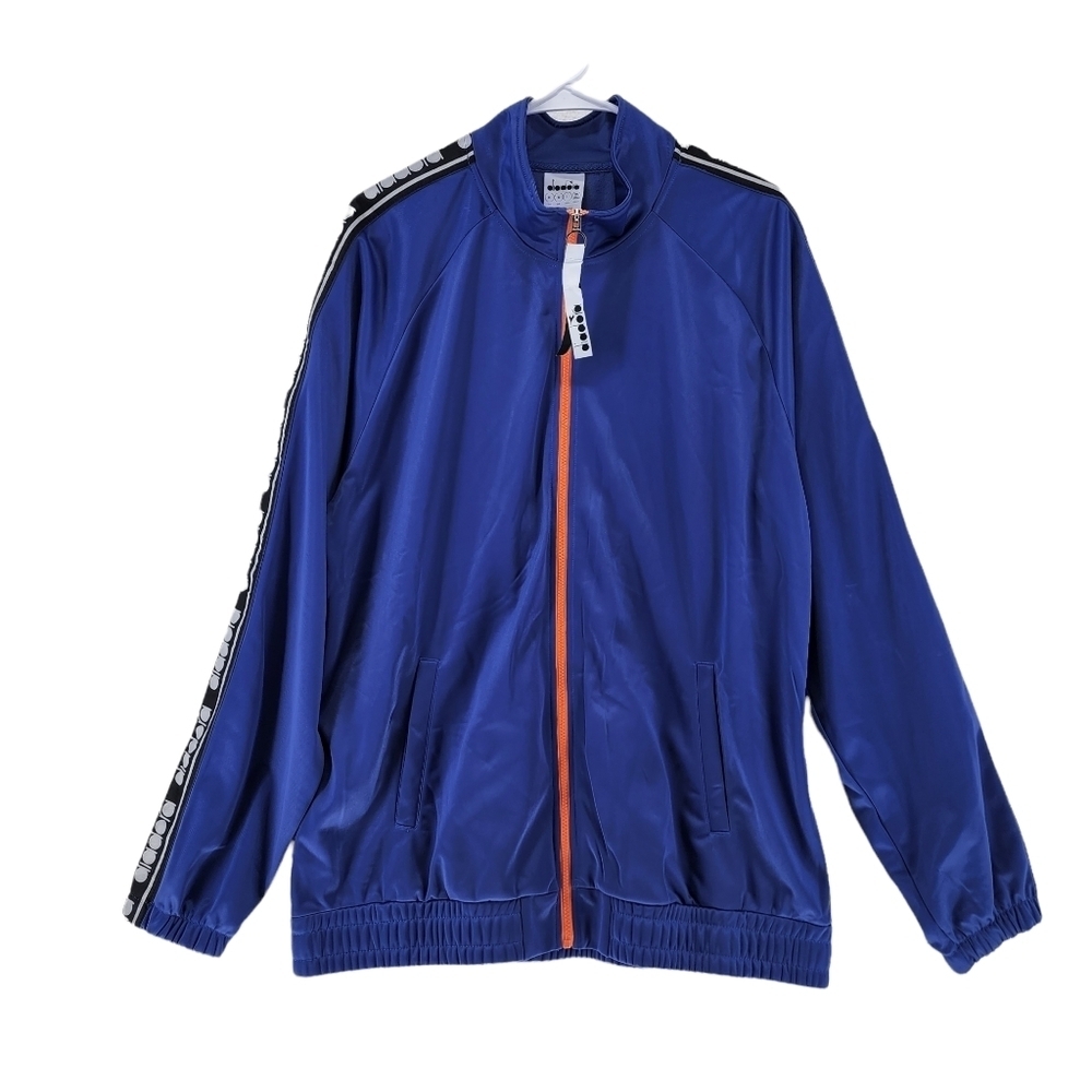 Diadora Men's Long Sleeve Full Zip Sweatshirt - Various Sizes